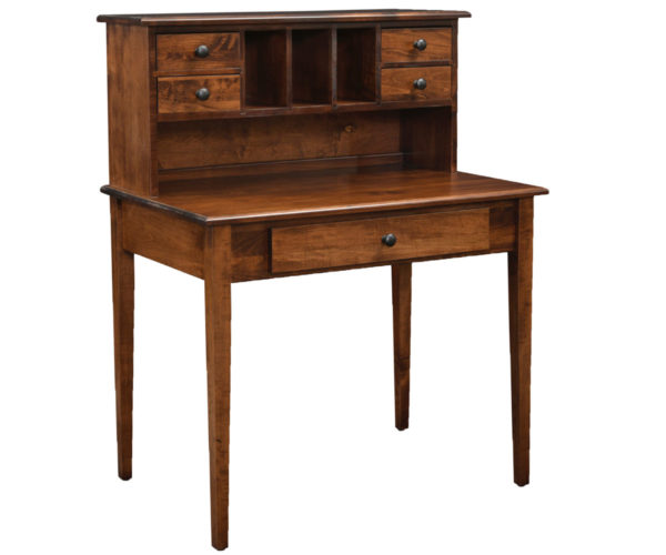 36" Shaker Desk With Hutch Top