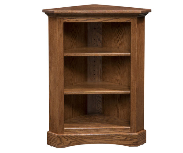 36" Corner Bookcase