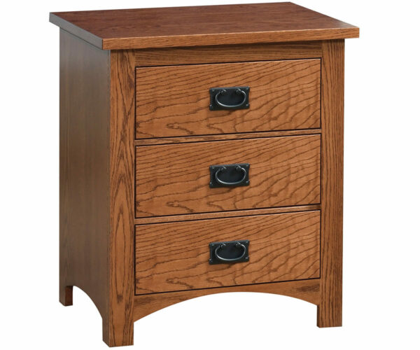Siesta Mission 3 Drawer Nightstand