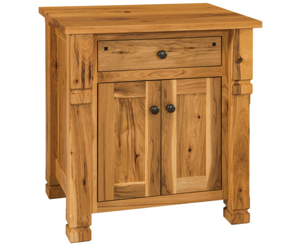Brockport 2 Door 1 Drawer Nightstand