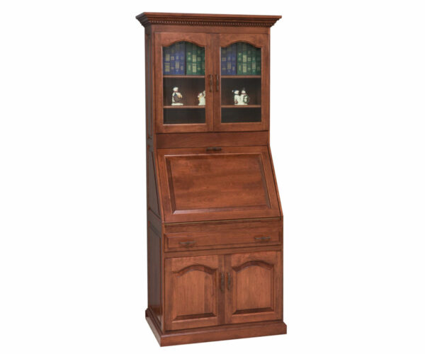 Executive Deluxe Secretary Desk With Doors