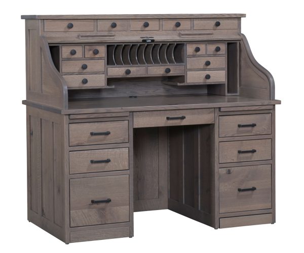 56" Mission Roll Top Desk