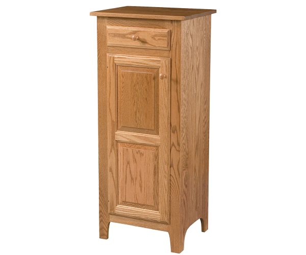 Classic Raised Panel Pie Safe With Drawer