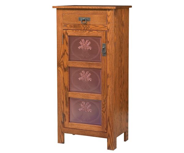 Mission Copper Panel Pie Safe - Three Panel Door