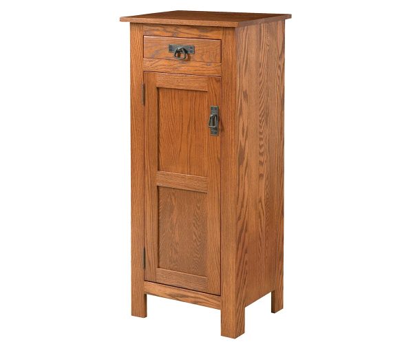 Mission Reverse Panel Pie Safe With Drawer