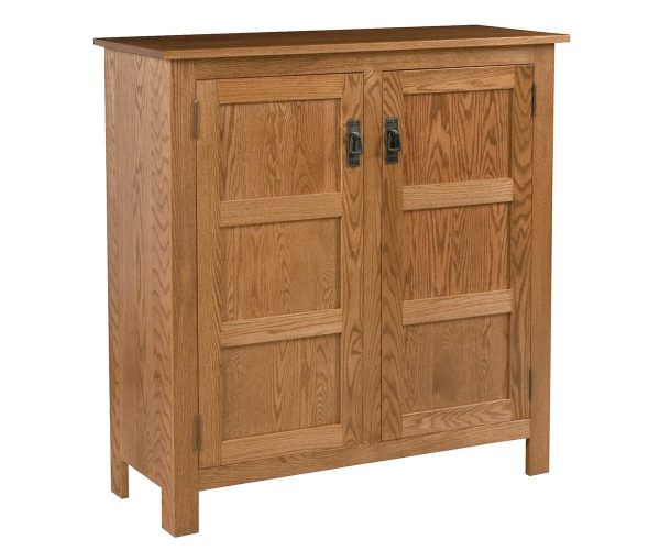 Mission Raised Panel Pie Safe - Three Panel Door