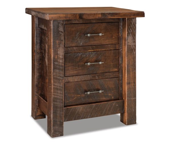 Houston 3 Drawer Nightstand