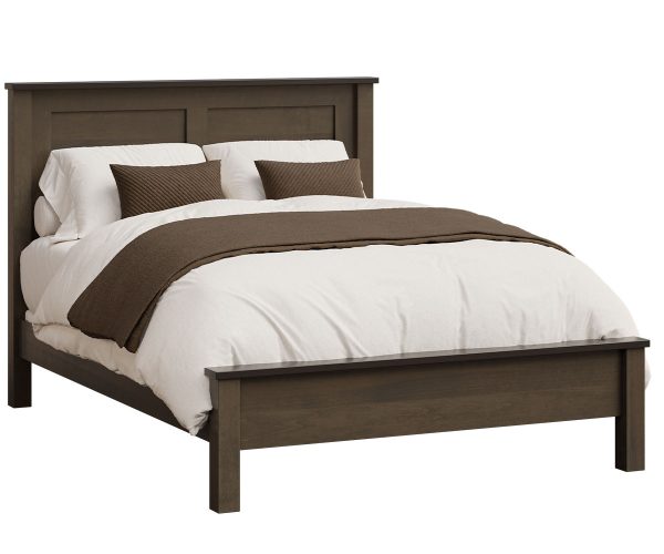 Dutch Country Mission Bed with Low Footboard