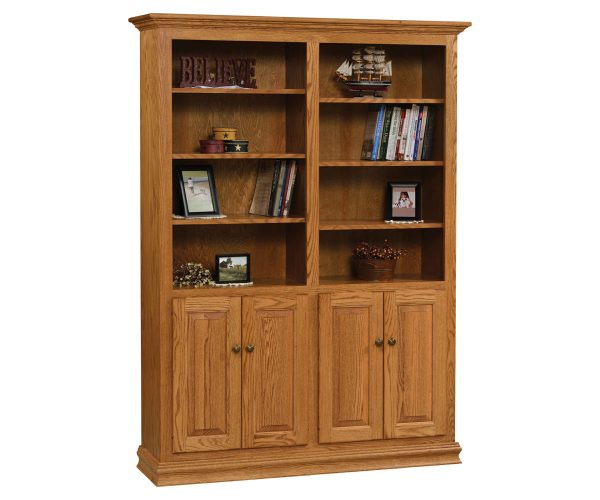 Traditional Bookcase with Doors
