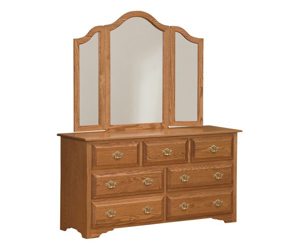 Eden Dresser with Tri-View Mirror