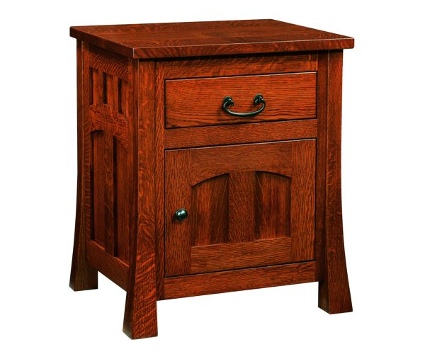 Bridgeport Mission 1 Drawer 1 Door Nightstand