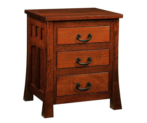 Bridgeport Mission 3 Drawer Nightstand