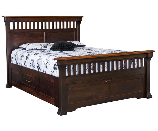 Bloomdale Bed With Pullout Footboard