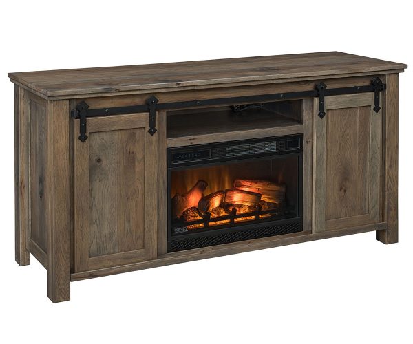 Calloway Fireplace Entertainment Center - 68"W