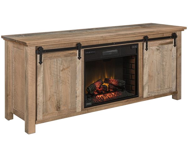 Calloway Fireplace Entertainment Center - 80⅝"W