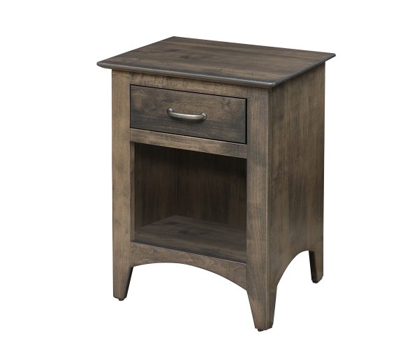 Chelsea 1-Drawer Nightstand with Open Bottom