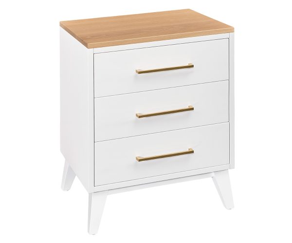 Sofi Three Drawer Nightstand