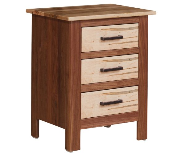 Sierra 3-Drawer Nightstand