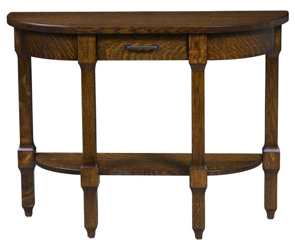 Royal Crest Half Oval Table