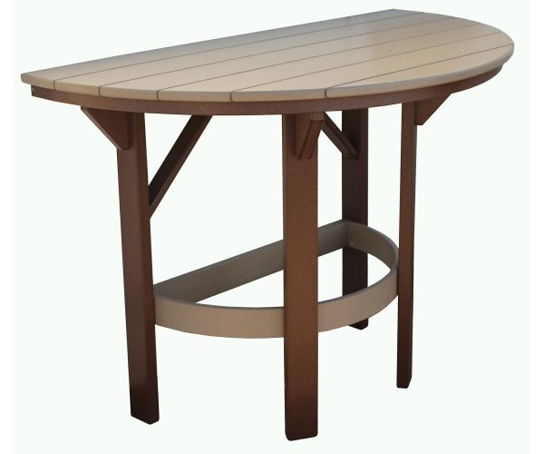 60" Half Round Bar Table