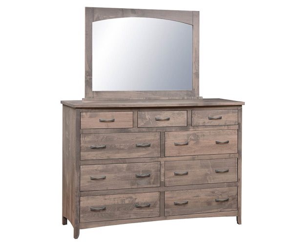 Roxbury Rustic Smooth Mule Dresser with Mirror