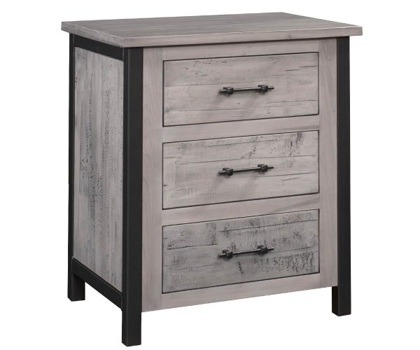 Structura II 3 Drawer Nightstand