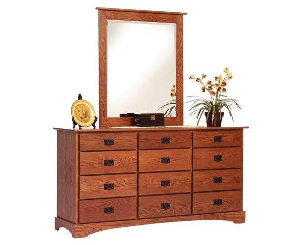 Old English Mission 72" Dresser