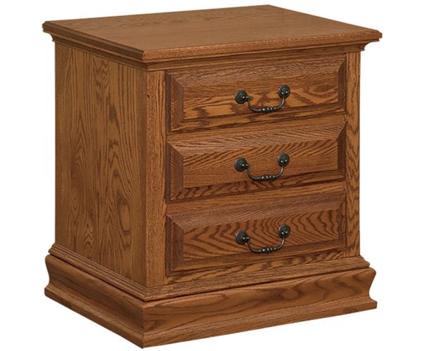 Royal 3 Drawer Nightstand
