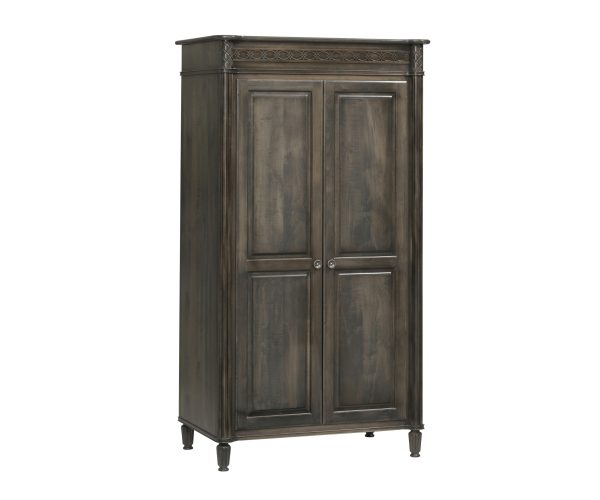 Eminence Wardrobe With Rod & Shoe Shelf