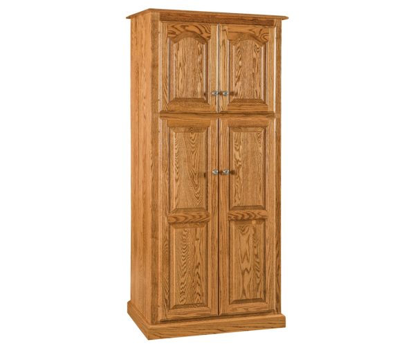 Lux Traditional Pantry With Shelves - 32"W