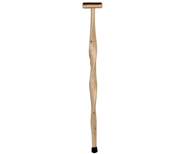 Twisted Hickory Ripple Cane with Handle