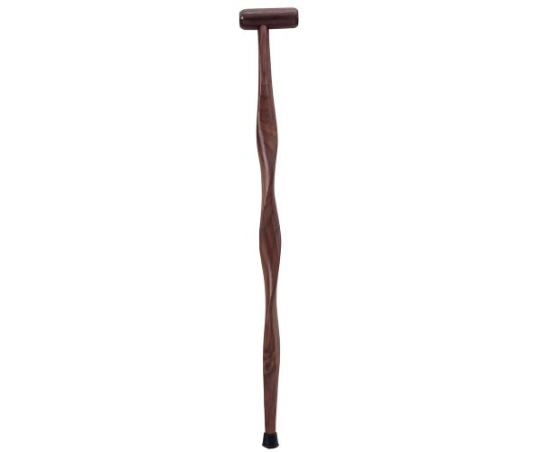Twisted Walnut Cane with Handle