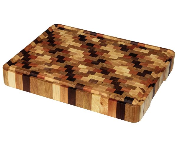 Cutting Board End Grain with Blood Groove