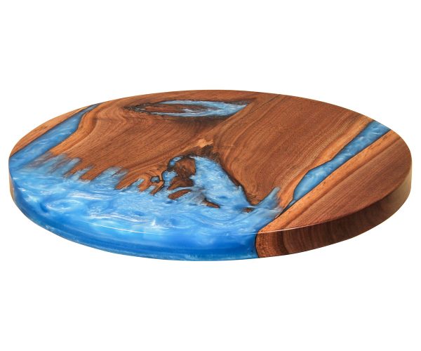 Lazy Susan Epoxy - Blue River