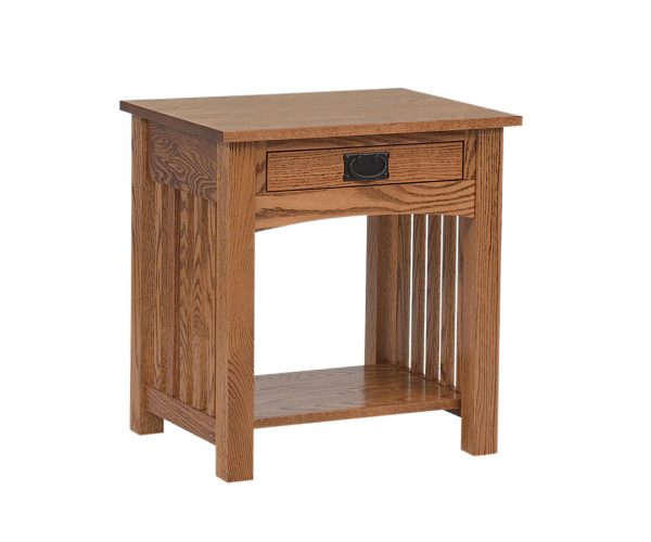 Schwartz Mission Open Slat Nightstand