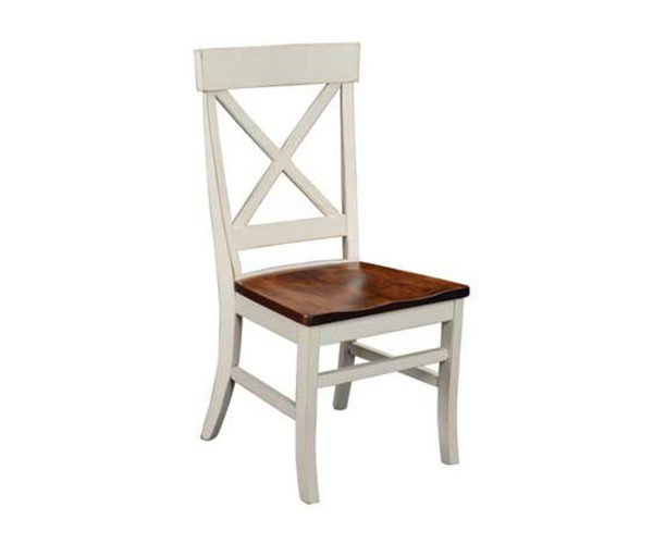 Single X Back Chair