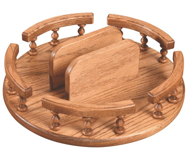 Lazy Susan With Center Napkin
