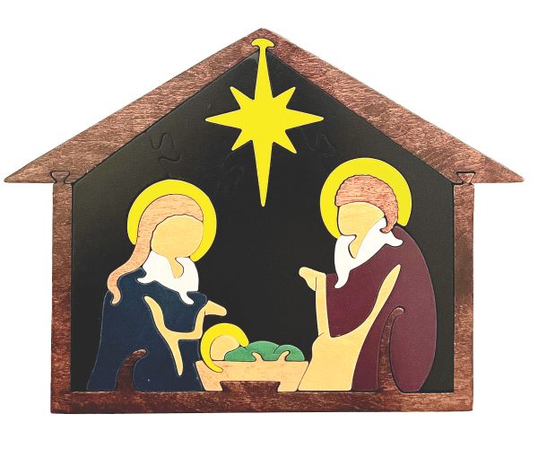 North Star Nativity Scroll Saw Puzzle