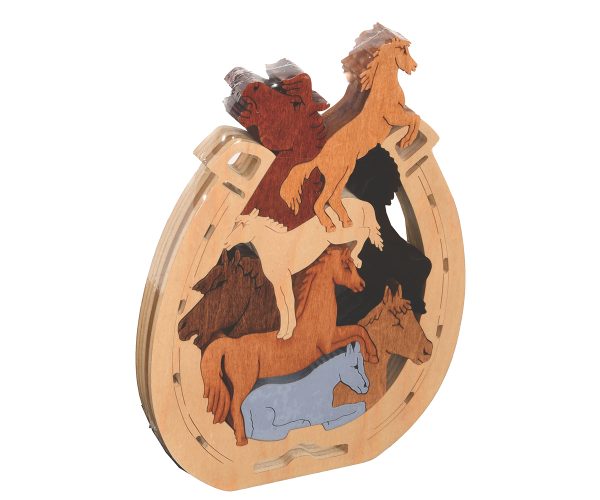 Pile Of Horses Scroll Saw Puzzle