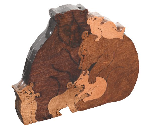 Pile Of Bears Scroll Saw Puzzle