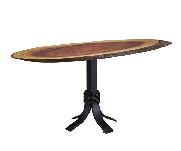 Walnut Oval Coffee Table