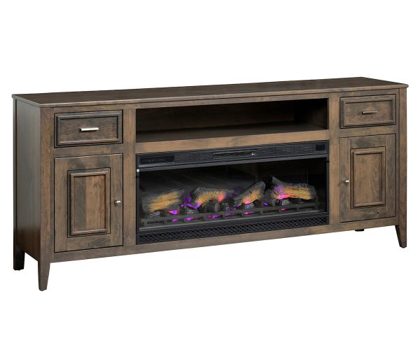 Capri TV Stand With Firebox