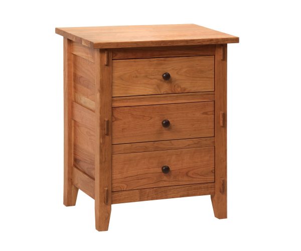 Bungalow 3 Drawer Nightstand