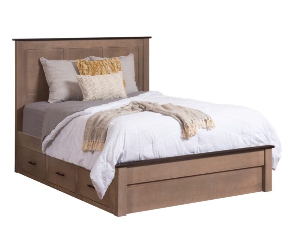 Williamsport Panel Platform Bed With Drawer Units