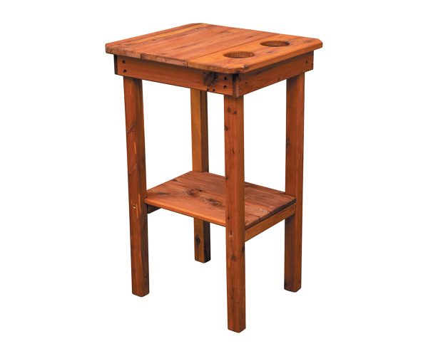 Cupholder Side Table - 29"H