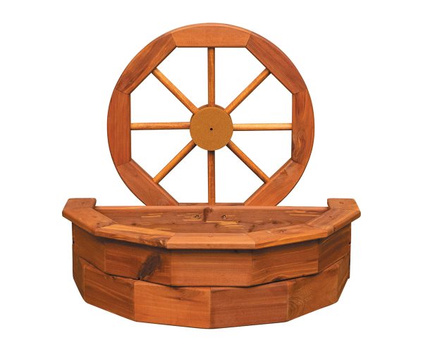 Wagon Wheel Planter
