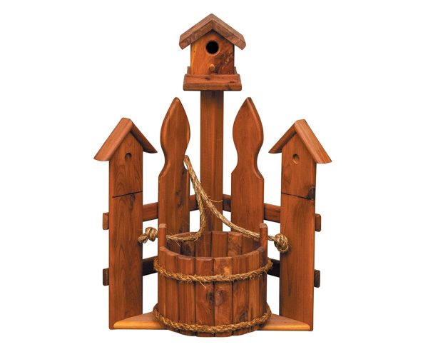 Small Corner Picket Fence Planter