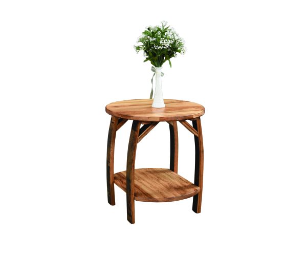 Burnt Hickory End Table