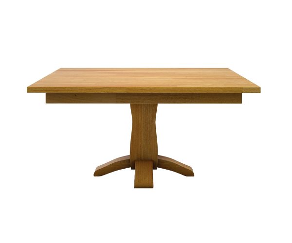 Beveled Shaker Single Pedestal Table