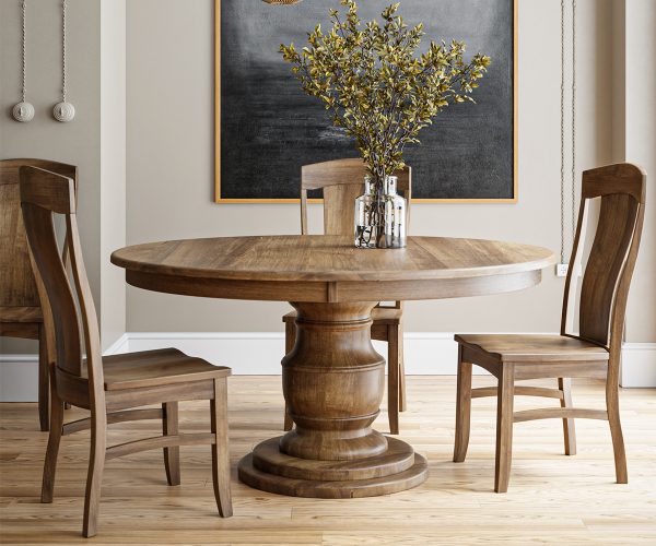 Burlington Single Pedestal Table Collection